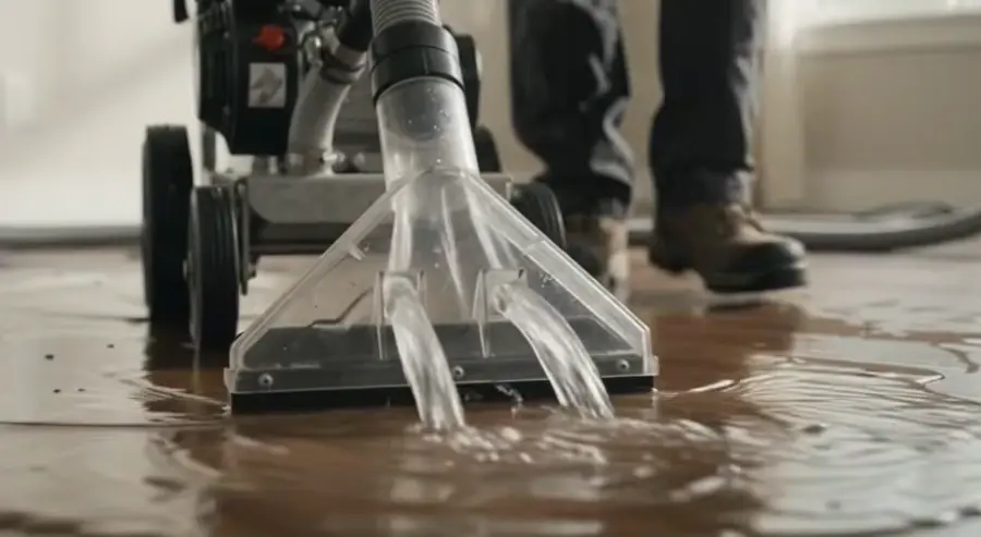 Cleaning up water damage after a pipe leak – water damage cleanup after a burst pipe