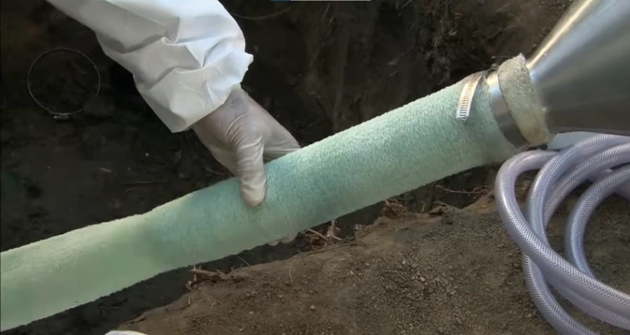 Transferring fluid into pipes through a handmade pipe – contact Pomona Water Damage Pro